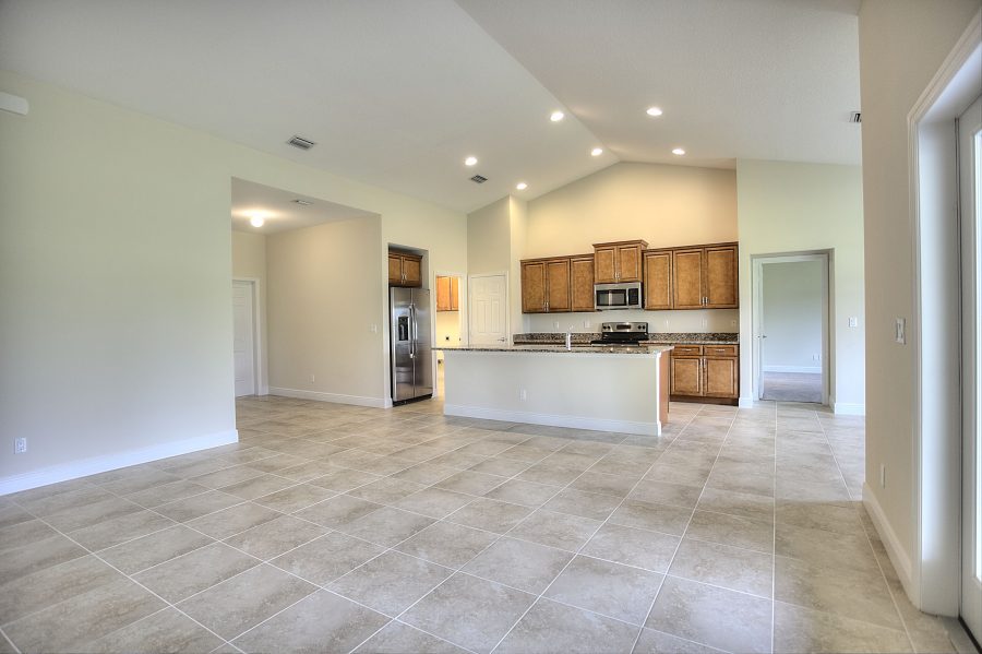 Synergy Homes Bradford Model Great Room and Kitchen