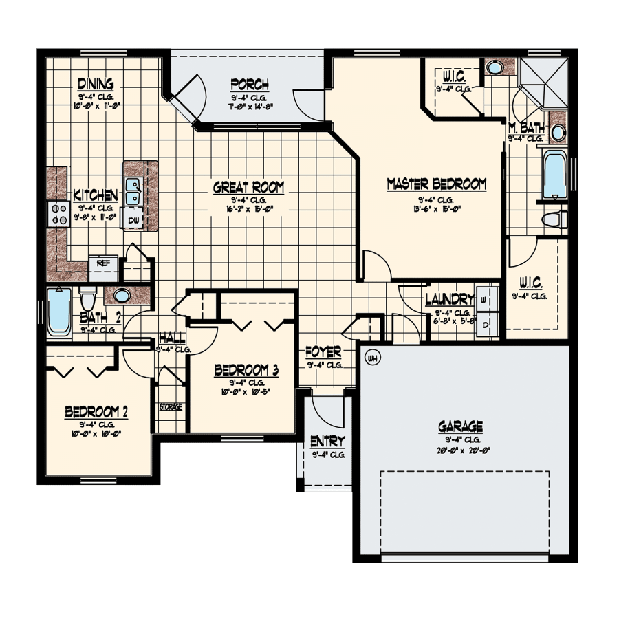 Charleston Home Model Floor Plan In Florida Synergy Homes