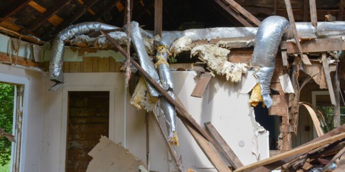 Weatherizing your home requires inspection of insulation to assess the damage.