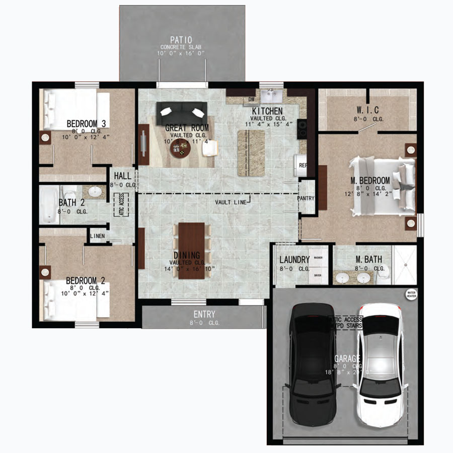 Kingston Home Model Floor Plan In Florida Synergy Homes